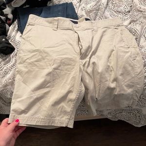 St. John’s bay khaki shorts.